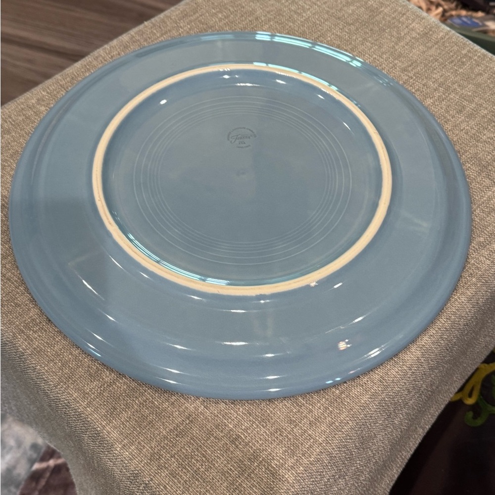 Fiesta Blue Serveware Ceramic Plate
